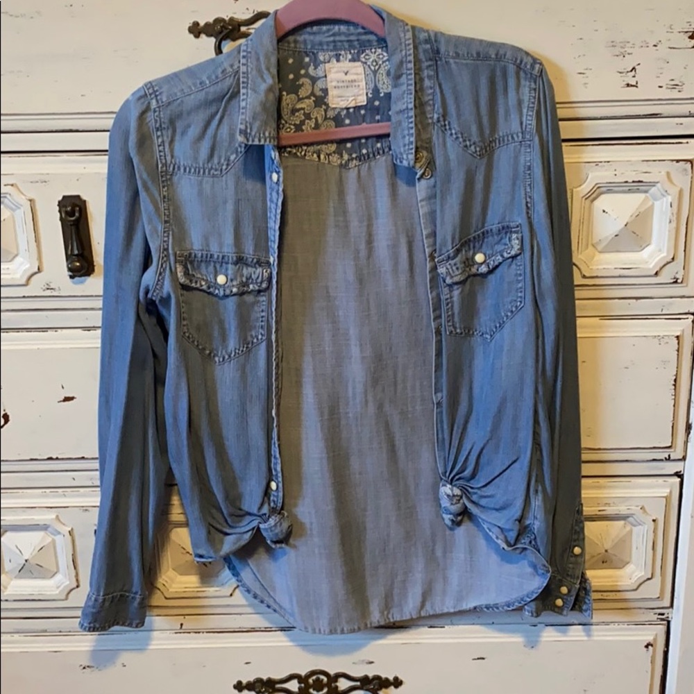 Denim shirt